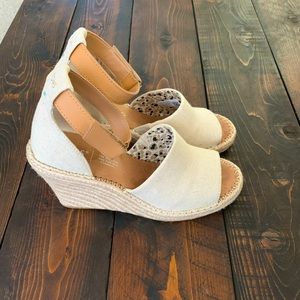 Tom’s Marisol Size 9 Wedges New